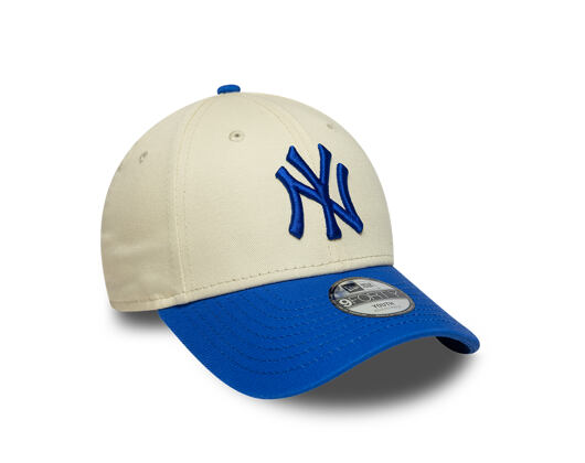 Dětská Kšiltovka New Era - MLB Essential 9FORTY - NY Yankees - Cream / Blue