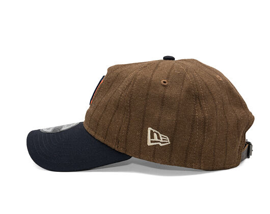Kšiltovka New Era × Three Looms - Chestnut Pinstripe 9TWENTY A-Frame - Detroit Tigers