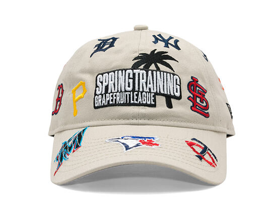 Kšiltovka New Era - MLB Grapefruit League Scatter 9TWENTY - Grapefruit League Logo - Stone