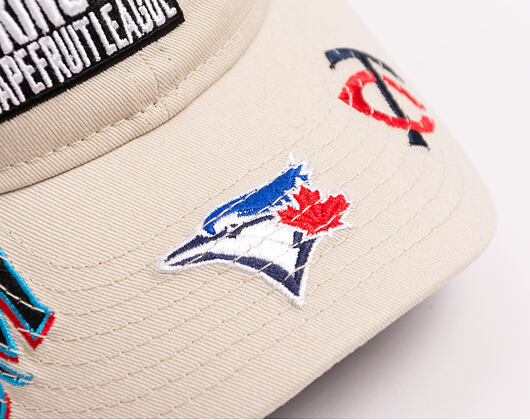 Kšiltovka New Era - MLB Grapefruit League Scatter 9TWENTY - Grapefruit League Logo - Stone