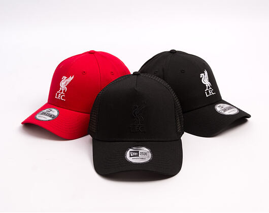 Kšiltovka New Era - Liverpool FC - 9FORTY Tonal Trucker - Black