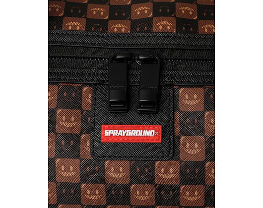Taška Sprayground - Sharks In Paris Wtf Bubble Brown Check Duffle
