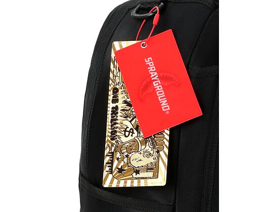 Batoh Sprayground - Shark Central Blacked Out Embossed Nylon Backpack