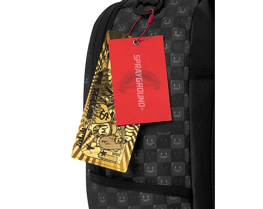 Batoh Sprayground - Sharks In Paris Wtf Bubbly Black Check Backpack