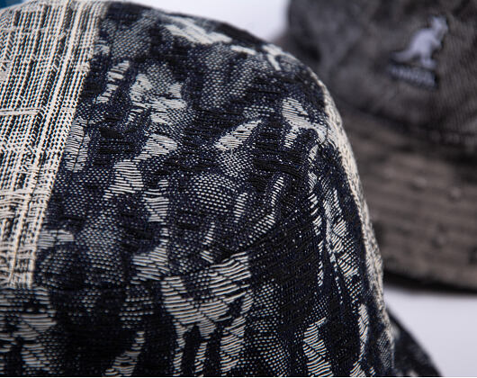 Klobouk Kangol - TRENDS PACK - Denim Mashup Bucket - Black Topstitch