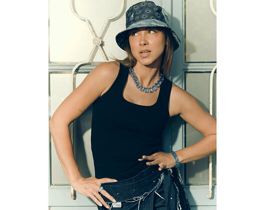 Klobouk Kangol - TRENDS PACK - Denim Mashup Bucket - Blue Picnic