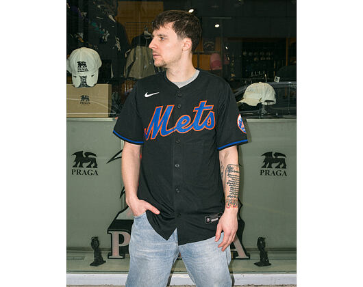 Dres Nike - MLB Limited Alternate Jersey - New York Mets - Black 00A