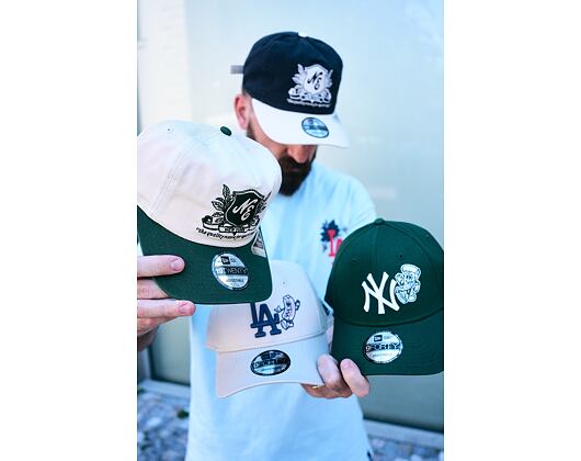 Kšiltovka New Era - MLB Food Icon 9FORTY - NY Yankees - Cilantro Green / Cream