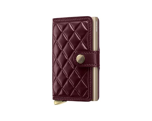 Peněženka Secrid - Miniwallet Emboss Diamond Premium - Bordeaux
