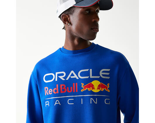 Mikina New Era - F1 Oversized Crewneck - RED BULL F1 - Blue