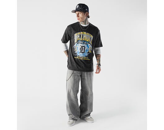 Triko New Era - MLB Lifestyle Graphic Tee - Detroit Tigers - Black