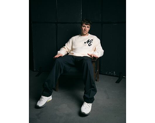 Svetr New Era - Branded Knit Sweater - Cream