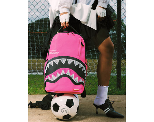 Batoh Sprayground - Shark Central Pink Embroidered Shark Backpack