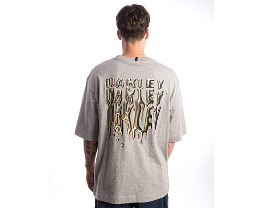 Triko Oakley - Stacked Metal Tee - New Granite Hthr