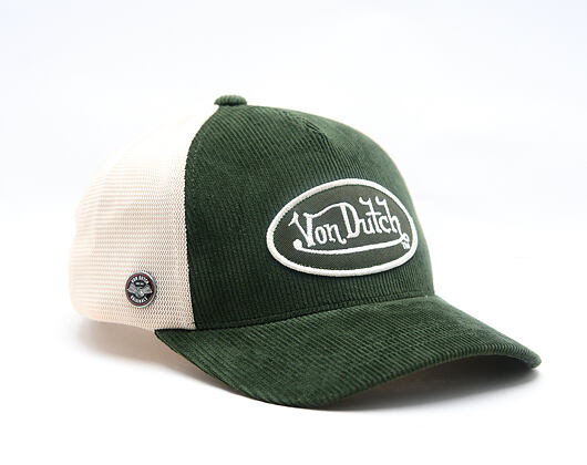 Kšiltovka Von Dutch - Baseball - Corduroy Patch Premium - Green