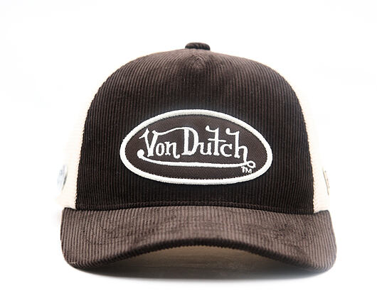 Kšiltovka Von Dutch - Baseball - Corduroy Patch Premium - Brown