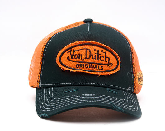 Kšiltovka Von Dutch - Baseball - Vintage Distressed - Orange / Navy