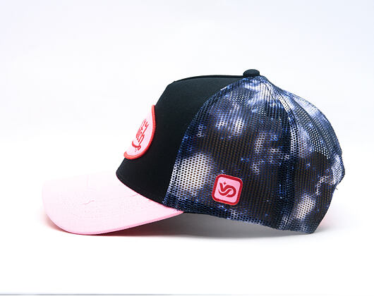 Dámská Kšiltovka Von Dutch - Baseball - Galaxy Mesh Patch - Black / Pink