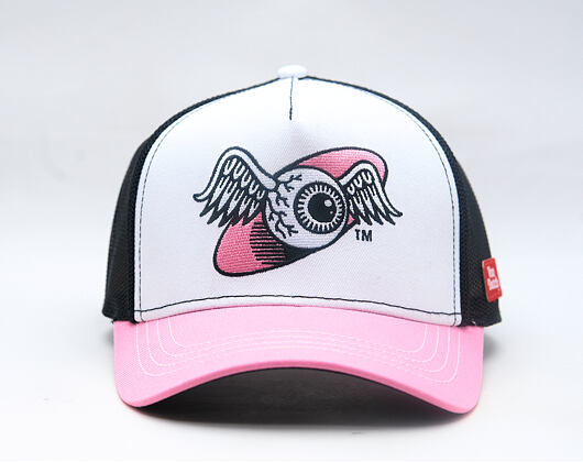 Dámská Kšiltovka Von Dutch - Baseball - Embroidery - White / Pink