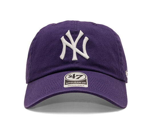 Kšiltovka '47 Brand - MLB Clean Up - NY Yankees - Purple