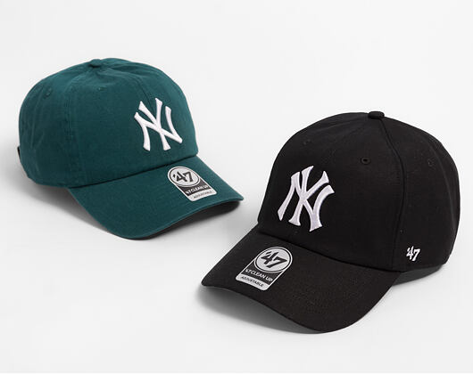 Kšiltovka '47 Brand - MLB Polar Freeze CLEAN UP - NY Yankees - Black