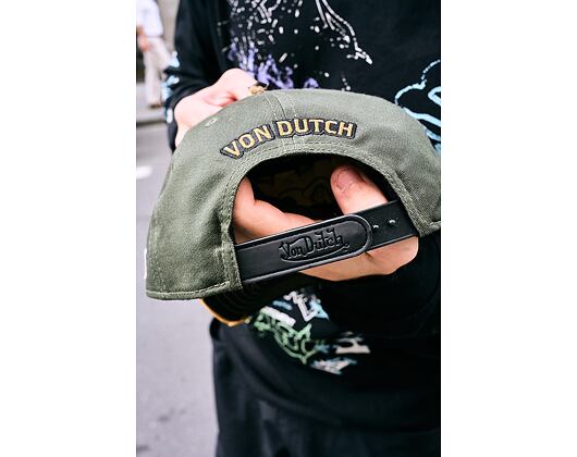 Kšiltovka Von Dutch - Semi Curve - Embroidery Premium - Red / Green