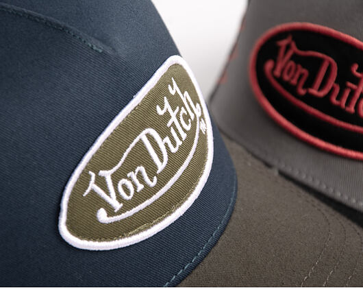 Kšiltovka Von Dutch - Trucker - Patch - Green / Navy