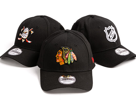 Kšiltovka New Era - NHL 9FORTY - Chicago Blackhawks - Black