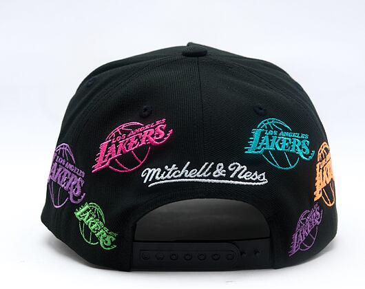 Kšiltovka Mitchell & Ness - NBA 404 Club Neon Pro Snapback - Los Angeles Lakers - Black