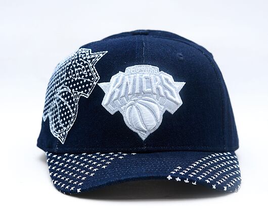 Kšiltovka Mitchell & Ness - NBA Run Stitch Pro Snapback - New York Knicks - Blue