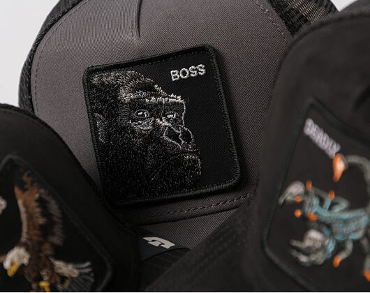 Dětská kšiltovka Goorin - The Boss Trucker Mini - Gorilla - Oil