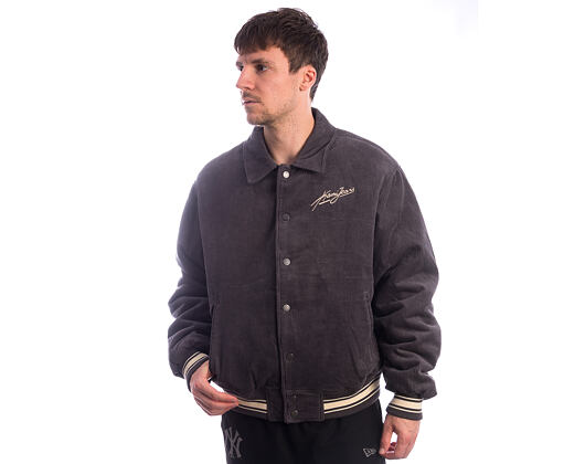 Bunda Karl Kani - Kani Jeans Corduroy Oversized College Jacket - Grey