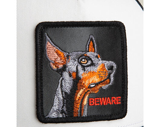 Kšiltovka Goorin - Beware Trucker - Dog - Dust / Black