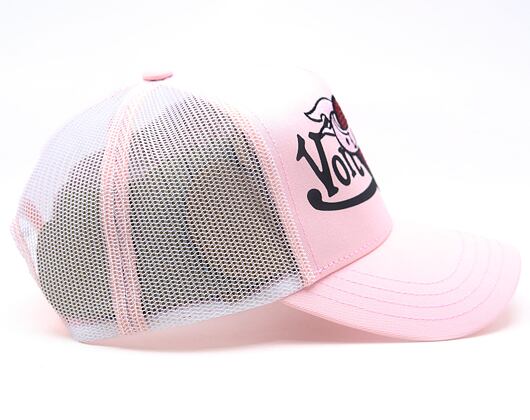 Dámská Kšiltovka Von Dutch - Trucker - Love Patch - Light Pink