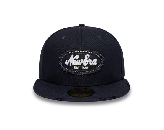 Kšiltovka New Era - Branded Gem Patch Distress 59FIFTY - Black