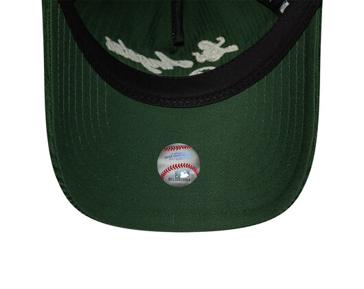 Kšiltovka New Era - MLB Cord Script 9TWENTY A-Frame - LA Dodgers - Cilantro Green