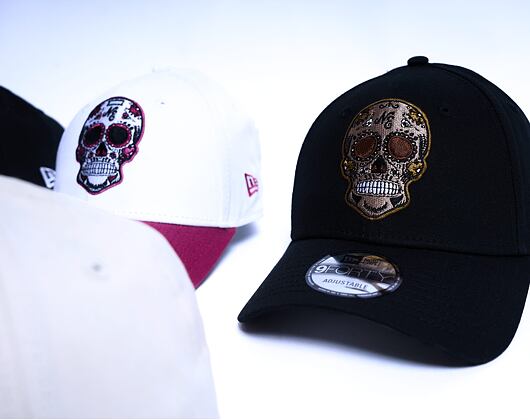 Kšiltovka New Era - Branded Skull Pack 9FORTY - Black / Brown