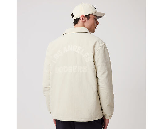 Bunda New Era - MLB Coaches Jacket - LA Dodgers - Stone