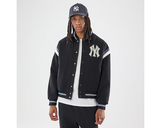 Bunda New Era - MLB Ds Varsity Jacket - NY Yankees - Black