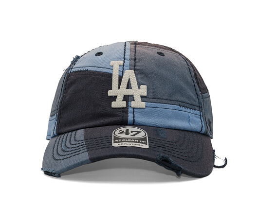 Kšiltovka '47 Brand - MLB Worn In Patched CLEAN UP - LA Dodgers - Navy