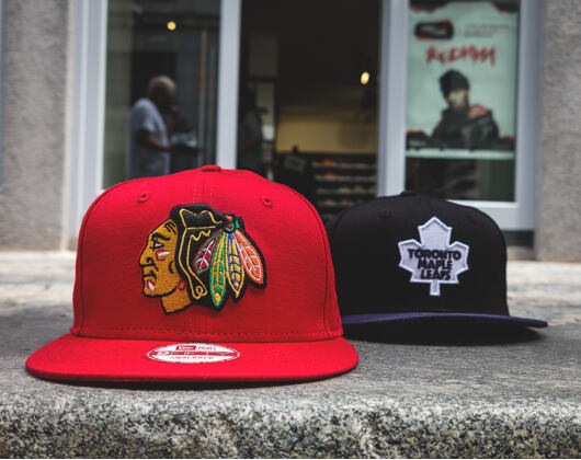 Kšiltovka New Era Cotton Block 3 Toronto Maple Leafs Black Snapback