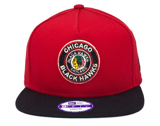 Dětská Kšiltovka New Era NHL Circle Chicago Blackhawks Team Colors Snapback