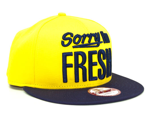 Kšiltovka New Era Sorry Iam Fresh Yellow/Navy Snapback