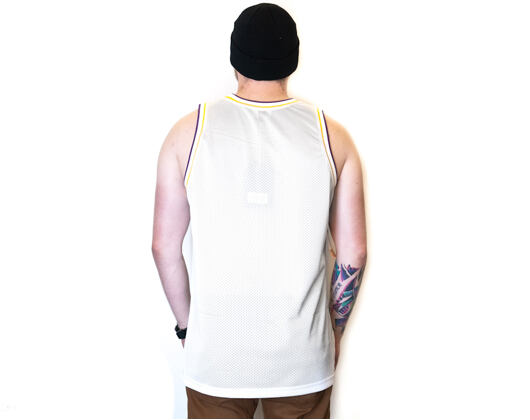 Dres Mitchell & Ness Los Angeles Lakers Drop Step White