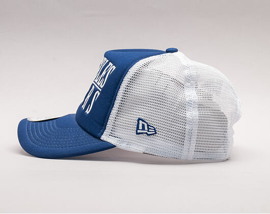 Kšiltovka New Era Trucker Word Stack Los Angeles Dodgers Dark Royal/Gray Snapback