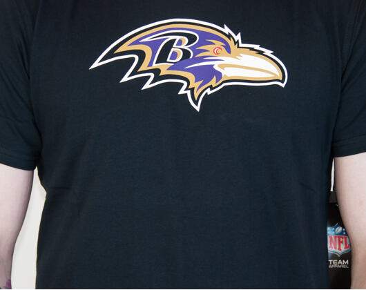Triko New Era NFL Team Logo Baltimore Ravens Black