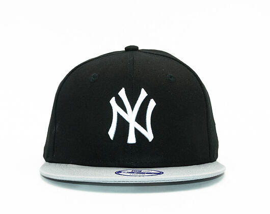 Dětská Kšiltovka New Era Cotton Block New York Yankees Black/Grey/White Snapback Youth