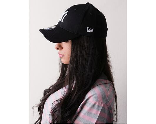 Kšiltovka New Era - 39THIRTY League Basic - NY Yankees - Black / White