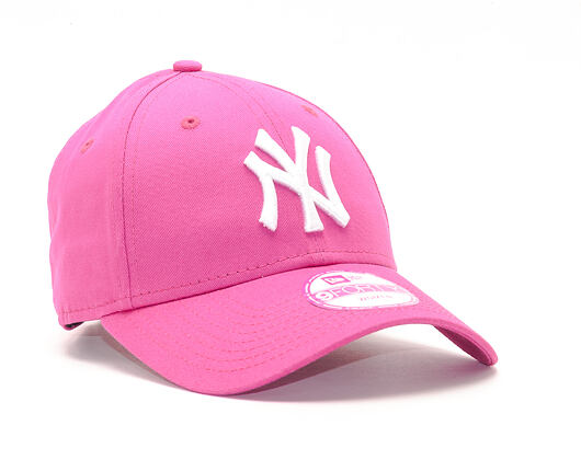 Dámská Kšiltovka New Era Fashion Essential New York Yankees Pink/White 9FORTY Strapback