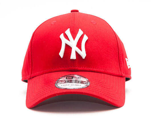 Kšiltovka New Era - MLB Essential 39THIRTY - NY Yankees - Scarlet